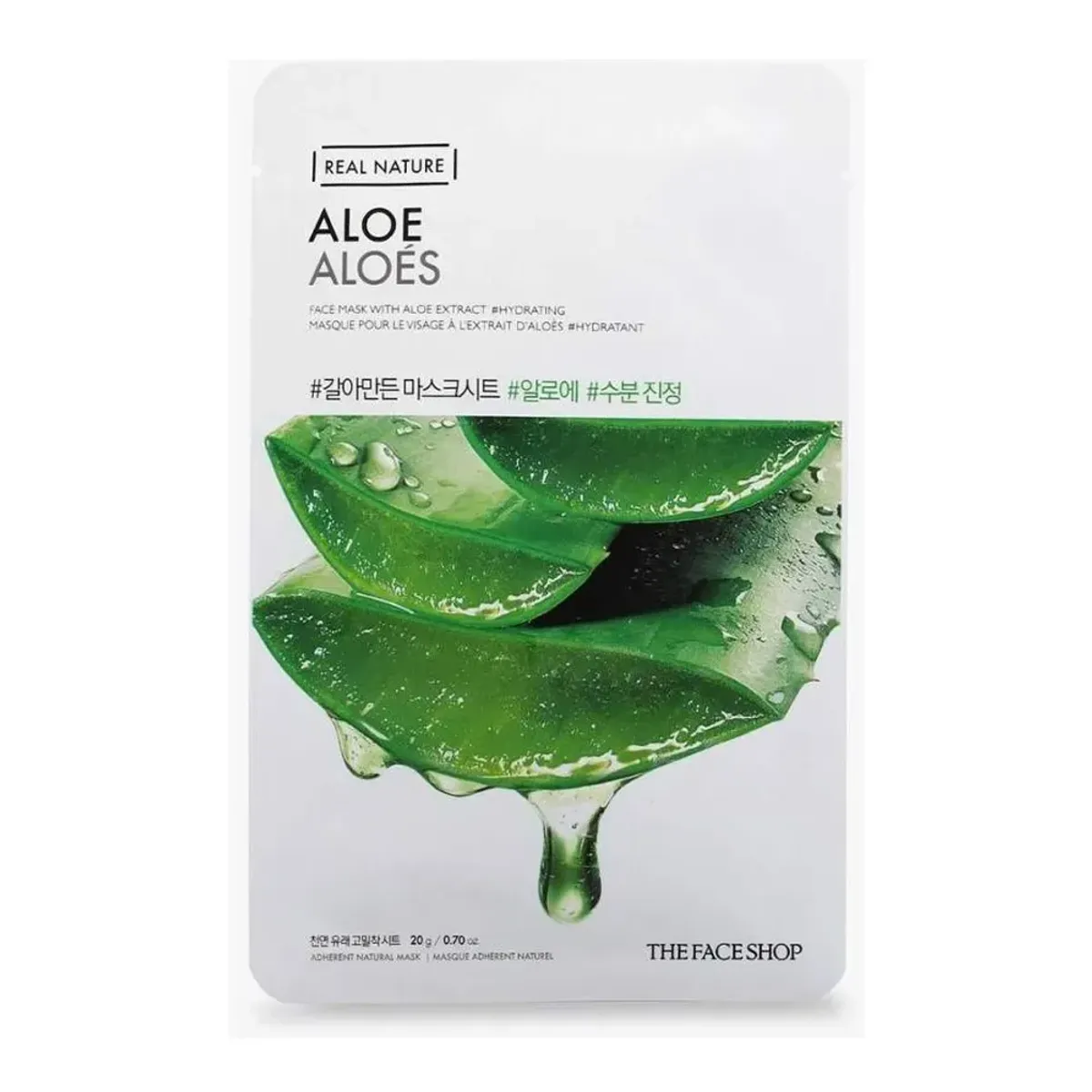 Mặt nạ lô hội Real Nature Mask Aloe Vera The Face Shop