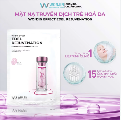 Mặt Nạ Wonjin Effect Derma Rejuvenation (Màu Hồng)
