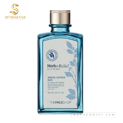 Nước Hoa Hồng Cho Nam Herb & Relief Homme - The Face Shop
