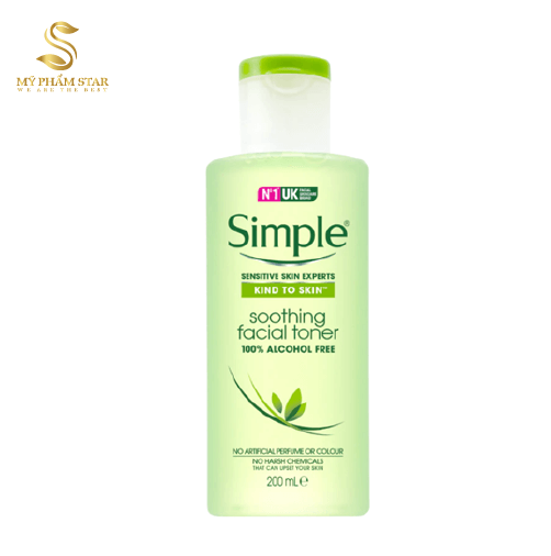 Nước hoa hồng Simple Kind to Skin Soothing Facial Toner