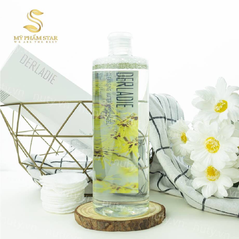 Nước Tẩy Trang DERLADIE Cleansing Water Witch Hazel