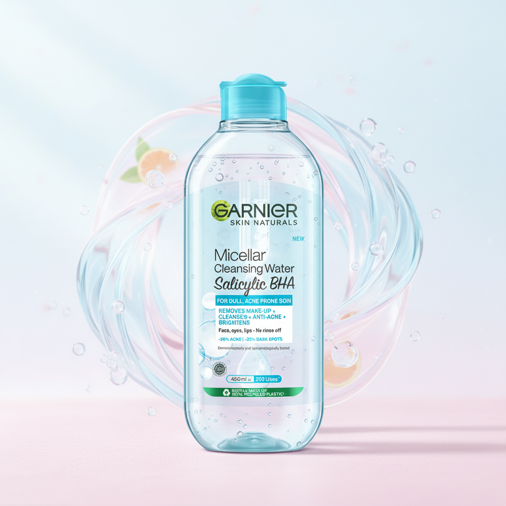 Nước Tẩy Trang Garnier Micellar Cleansing Water Salicylic BHA 400ml