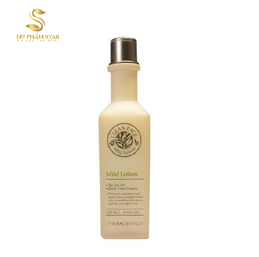 Sữa dưỡng dành cho da dầu và mụn Clean Face Mild Lotion The Face Shop