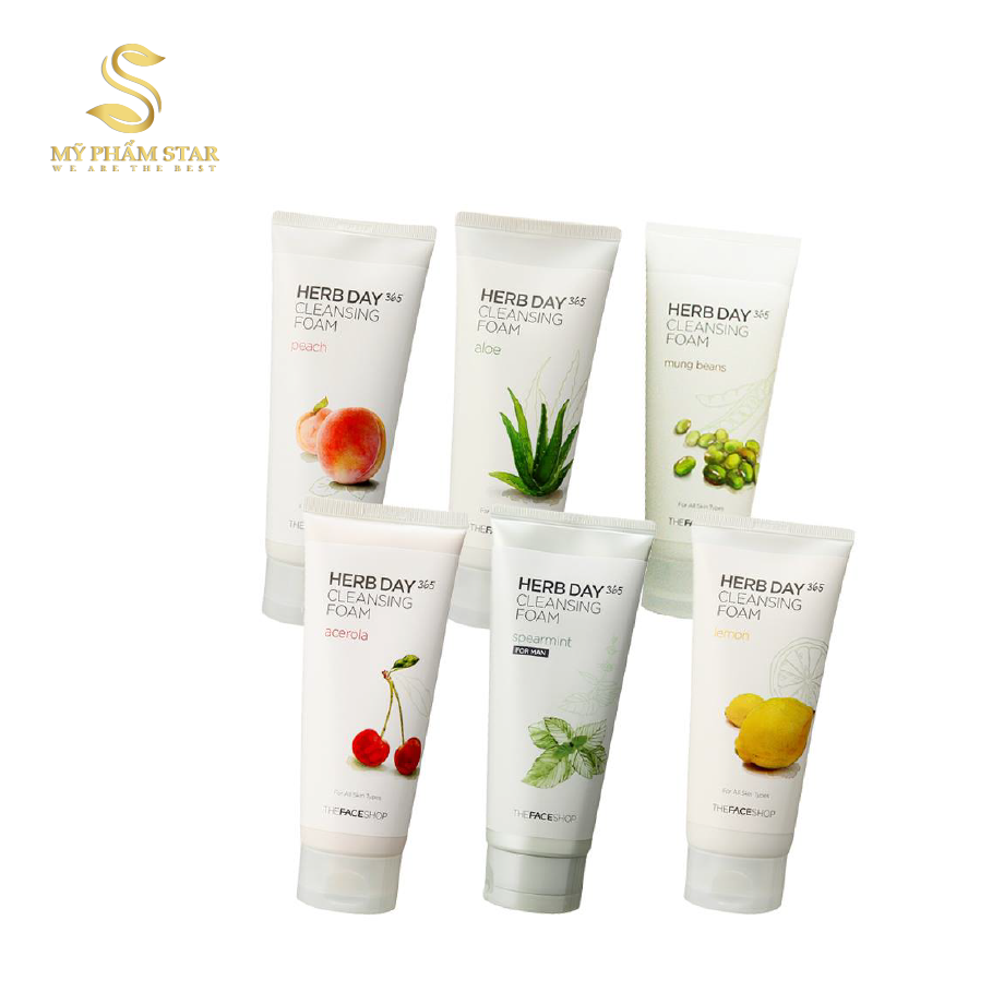 Sữa Rửa Mặt Hoa Quả Herb Day 365 Cleansing - TheFaceShop
