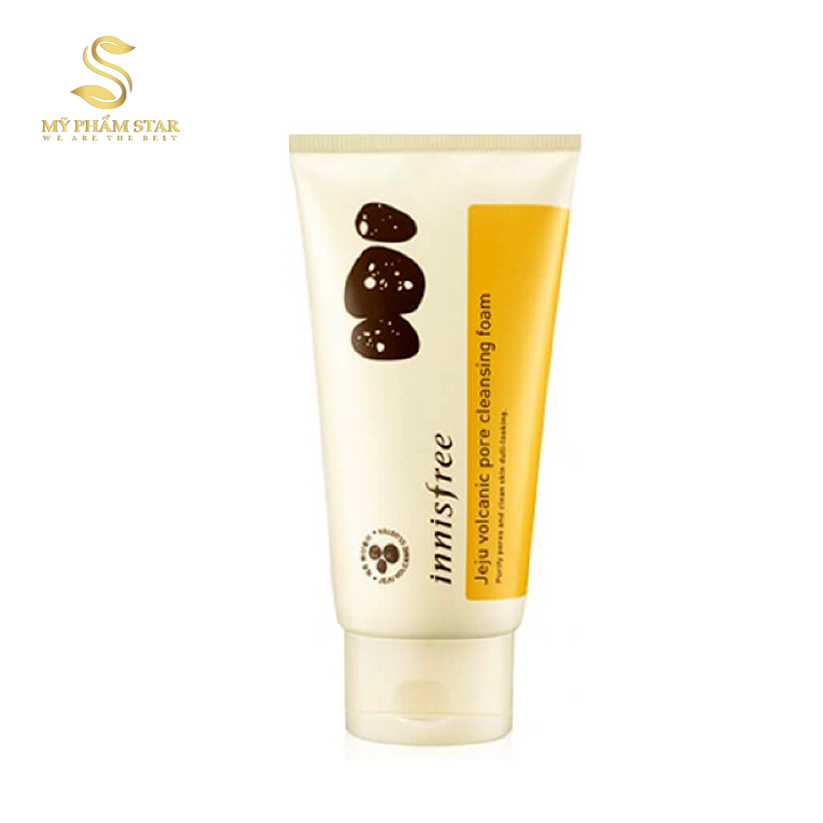 SỮA RỬA MẶT TRỊ MỤN ĐẦU ĐEN INNISFREE JEJU VOLCANIC PORE CLEANSING FOAM - 150ml