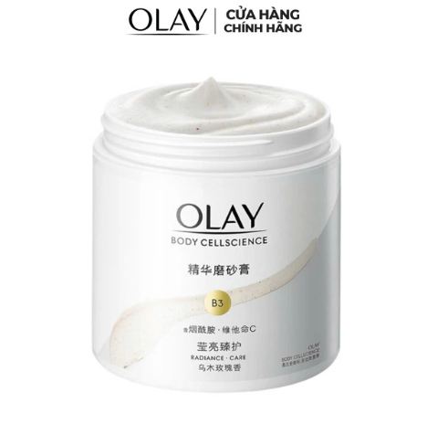 Tẩy Tế Bào Chết Toàn Thân Olay Body Cellscience B3+ Vitamin C 200g