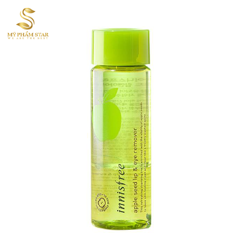 Tẩy trang mắt môi Táo xanh Apple Juicy Lip Eye Remover Innisfree