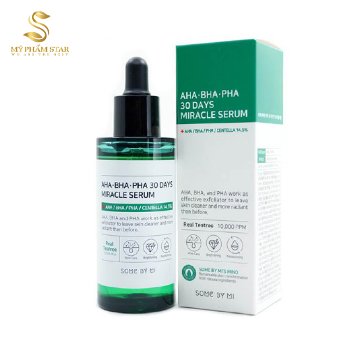 Tinh chất Trị Mụn Some By Mi AHA-BHA-PHA 30 Days Miracle Serum
