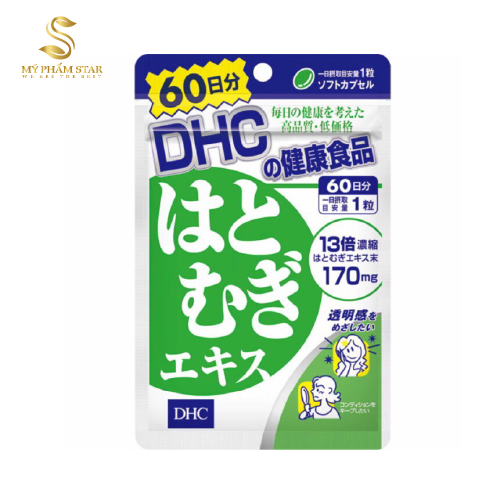 Viên uống trắng da DHC Coix Extract Nhật Bản 20 viên