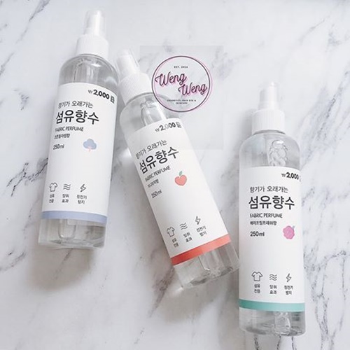 Xịt Thơm Quần Áo Fabric Perfume Hàn Quốc